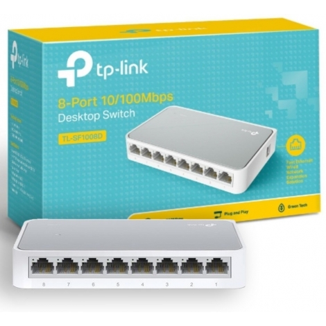 SWITCH - TP LINK 8 PUERTOS